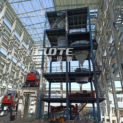 Centrale di lavaggio della sabbia a 50 TPH a tensione personalizzata con separatore magnetico in Indonesia