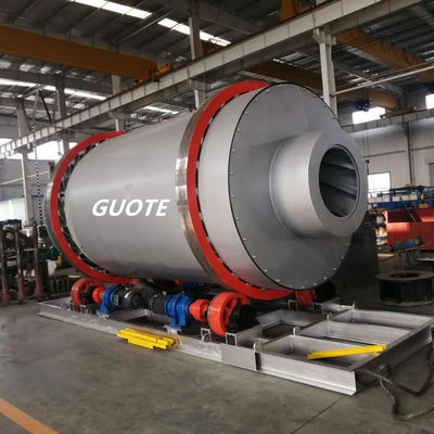 Asciugatrice rotativa controllata PLC certificata CE ISO per asciugatrice di fanghi di sabbia di minerale