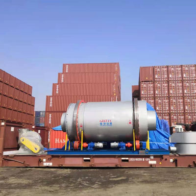 Biomassa Triple Pass Rotary Sawdust Machine Grande capacità di 30 t/h Biomassa asciugatrice a infrarossi