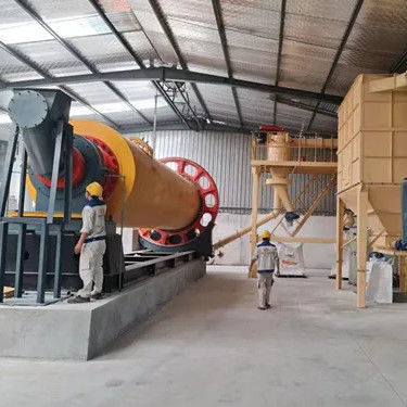 Macchine per la macinazione a secco di sabbia di quarzo, macchine per la macinazione a sfera con classificatore d'aria e controllo PLC