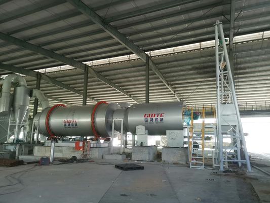 Installazione sotto la guida dell'ingegnere asciugatrice industriale di sabbia fluviale con materiale SS304