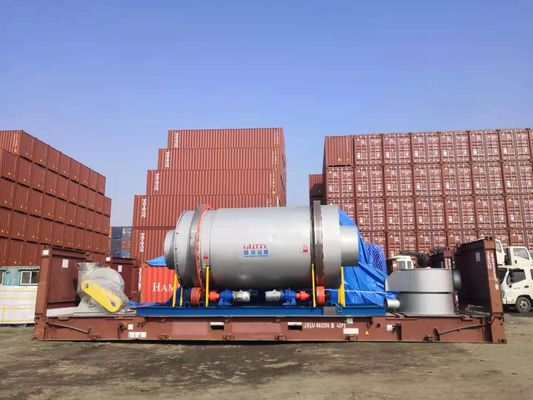5000KG SS304 sabbia di silicio tripla passaggio tre cilindri rotativo tamburo asciugatrice asciugatrice macchina