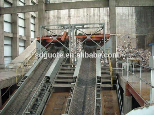 Fornitore di video di serie di ispezione in uscita RCDD separatore magnetico a nastro trasportatore sospeso