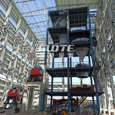 Lavatrice di sabbia per macinare il minerale e produrre sabbia di qualità vetrosa in modo efficiente