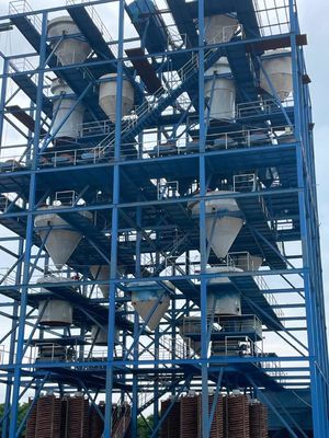 Centrale di lavaggio della sabbia a 50 TPH a tensione personalizzata con separatore magnetico in Indonesia