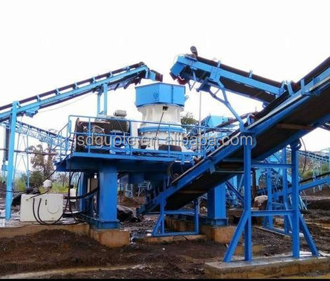 Convogliatore a nastro di sabbia controllato da PLC per l'inclinazione di nastro di mattoni in gomma di acciaio in miniera di carbone