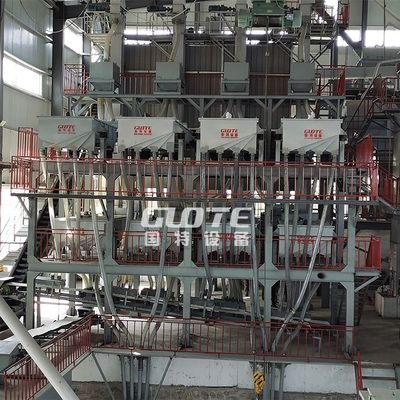Vibratore lineare a granuli di polvere con separatore di vibrazioni di sabbia e motore verticale