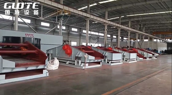 1 Disidratazione lineare a frequenza vibrante Vibrating Screen Sieve Machine for Core Components Motor