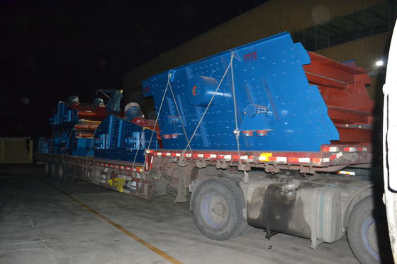 Macchina portatile per il riciclaggio del granito con schermo vibrante