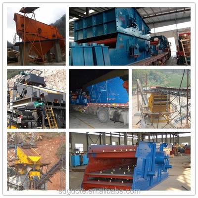 Vibratore di sabbia personalizzabile per l'estrazione mineraria nella località di servizio locale dell'Indonesia