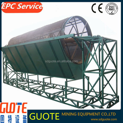 Ventilazione 220/380v Compost Trommel Screen per la separazione di ghiaia di sabbia