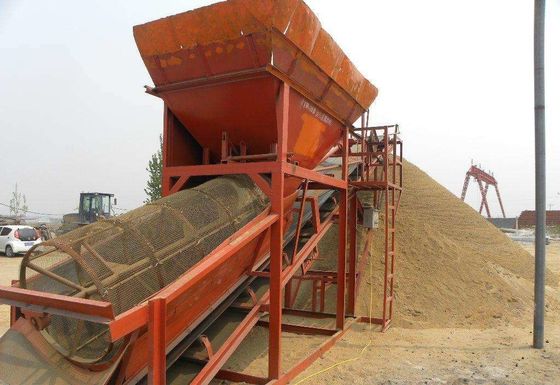 Separazione schermo a tamburo in acciaio inossidabile per impianti di riciclaggio di grande capacità
