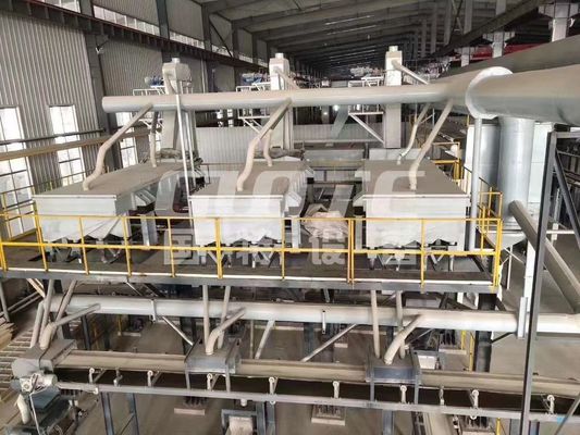 Macchina di produzione di sabbia di vetro di silice di grande capacità per la linea di produzione di sabbia artificiale