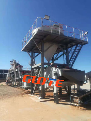 AC Motor Wet Type Silica Sand Sodium Feldspar Mine Process Production Line per la sabbia di vetro