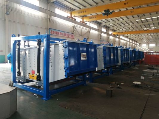 180-260 r/min Frequenza 5 Deck Vibrating Screen Sieve Separator con Capacità 1-50tph