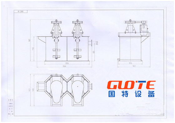 Weifang Guote Mining Equipment Co. Quartz Sand Attrition Scrubber Pulp Making Machine Lavatrice di sabbia
