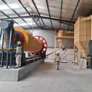 Facile installazione e manutenzione del mulino a sfere di sabbia di quarzo di laboratorio con lunghezza da 5 a 12 metri
