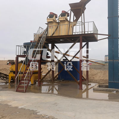 Lavatrice di sabbia a doppia spirale di silice a attrito scrubber di sabbia fluviale 1 Componenti principali