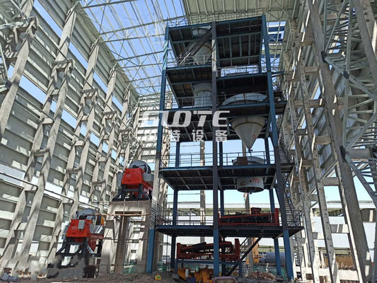 Centrale di lavaggio di sabbia di silice di grado vetro da 100 tph con alta capacità e motore AC