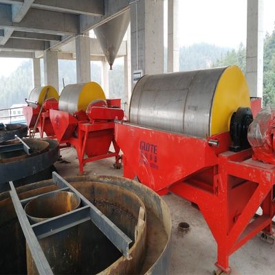 Separatore di minerali a tamburo Separatore magnetico umido per l'ispezione video in uscita nell'estrazione di energia