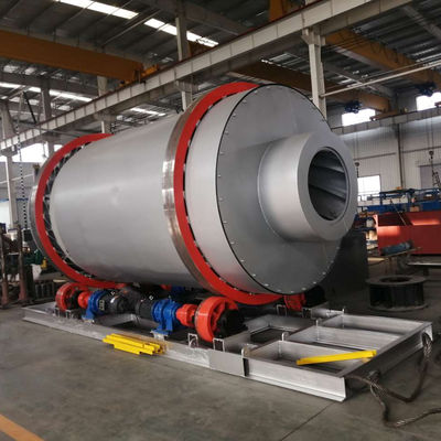 Asciugatrice a tamburo a tre cilindri rotanti per materiali granulari e polverosi da 20-40 mm