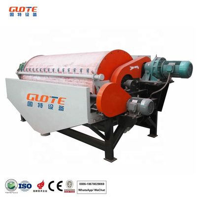 Separatore a tamburo per l'estrazione dell'oro da 350 kg Separatore magnetico per la lavorazione del minerale umido 1.1kw