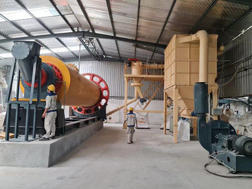 325 Molino a sfere per la produzione di polvere di quarzo a maglia con separatore d'aria e rivestimento in acciaio ad alto cromo