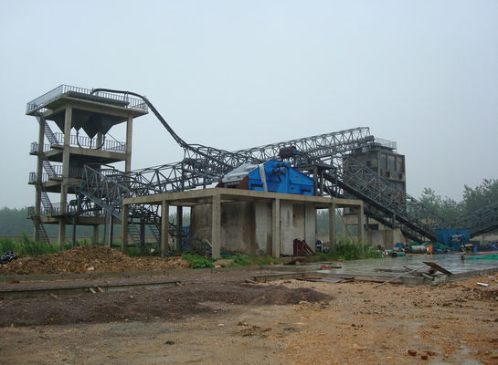 Apparecchiature di lavorazione dei minerali Sabbia di silice Processo di produzione magnetica per la rimozione del ferro