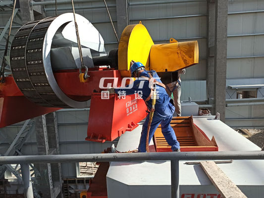4800 KG Separatore magnetico per ematite pulsante verticale umido ad alta discendenza