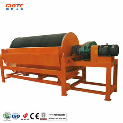 2.2-5.5kw Separatore magnetico a tamburo umido per disidratazione e condensazione per la lavorazione del minerale di ferro