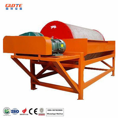2.2-5.5kw Separatore magnetico a tamburo umido per disidratazione e condensazione per la lavorazione del minerale di ferro