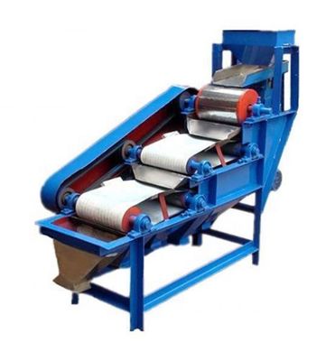 Macchine per la rimozione del ferro da minerali non metallici con separatore magnetico a rulli di terre rare