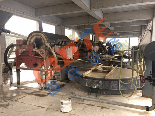 Macchine avanzate per l'estrazione di minerali Separatore magnetico a tamburo di ferro con componenti motore