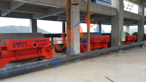 750*1200-1500*4000mm Lunghezza dei rulli Separatore magnetico in ferro per la separazione di tamburi bagnati