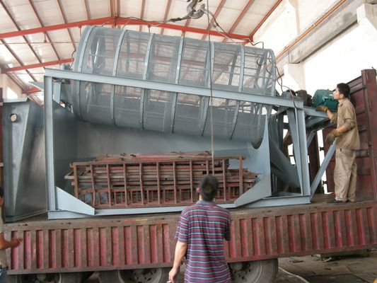 2200 KG High Reputation Gold Trommel Screen Mining Machine con componenti di base PLC