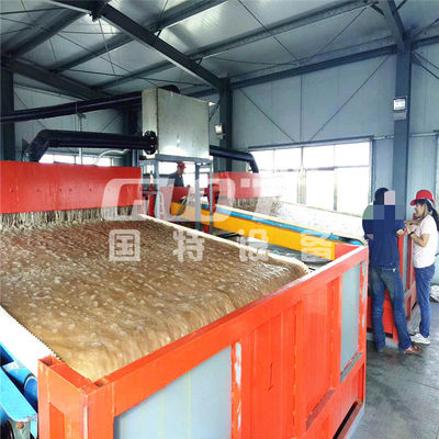 Separatore magnetico bagnato per metalli non ferrosi e silice con concentrazione di liquame compreso tra il 10 e il 30%